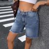 Ladies' Casual  Versatile Fashionable Denim Shorts