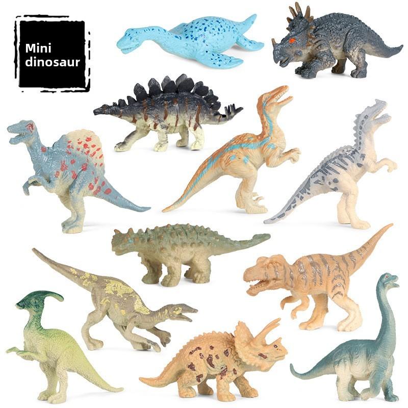 Mini Dinosaur Model Toy Set With Plastic Material For Kids And Collectors