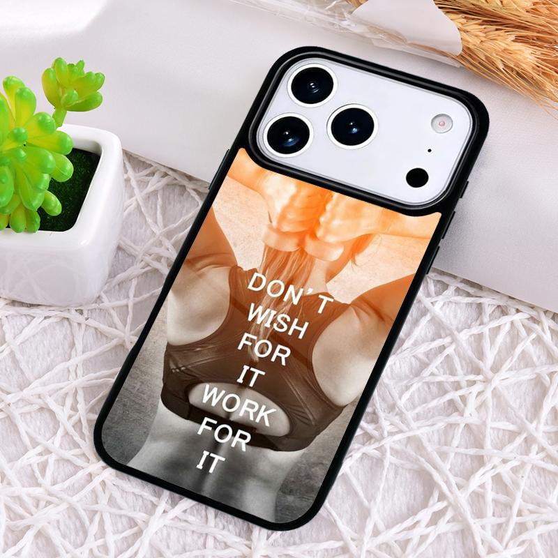 Fitness Girl Gym Soft Phone Case for iPhone 17 Air 16 15 11 12 14 13 Pro Max Shockproof Cover