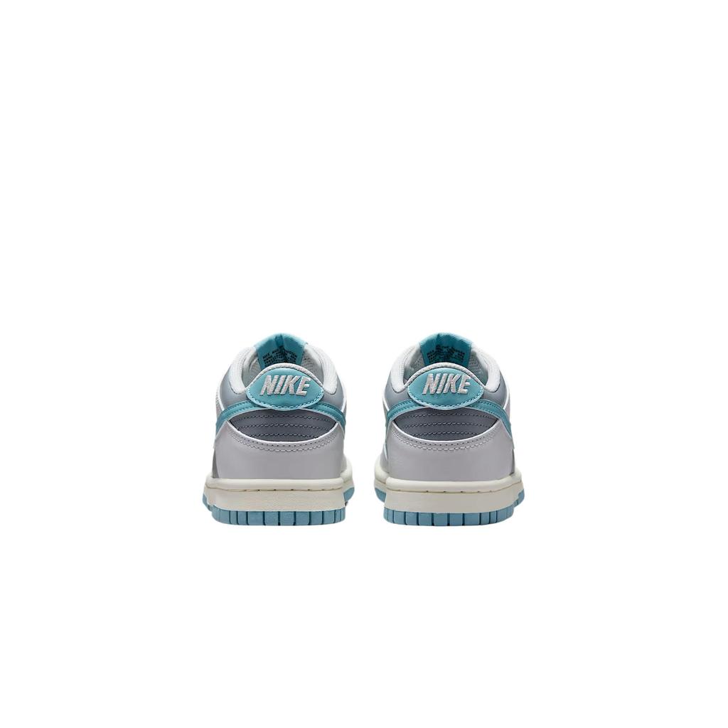 Nike Dunk Low GS Bianco Grigio Fumo Chiaro Bambini FB9109-008