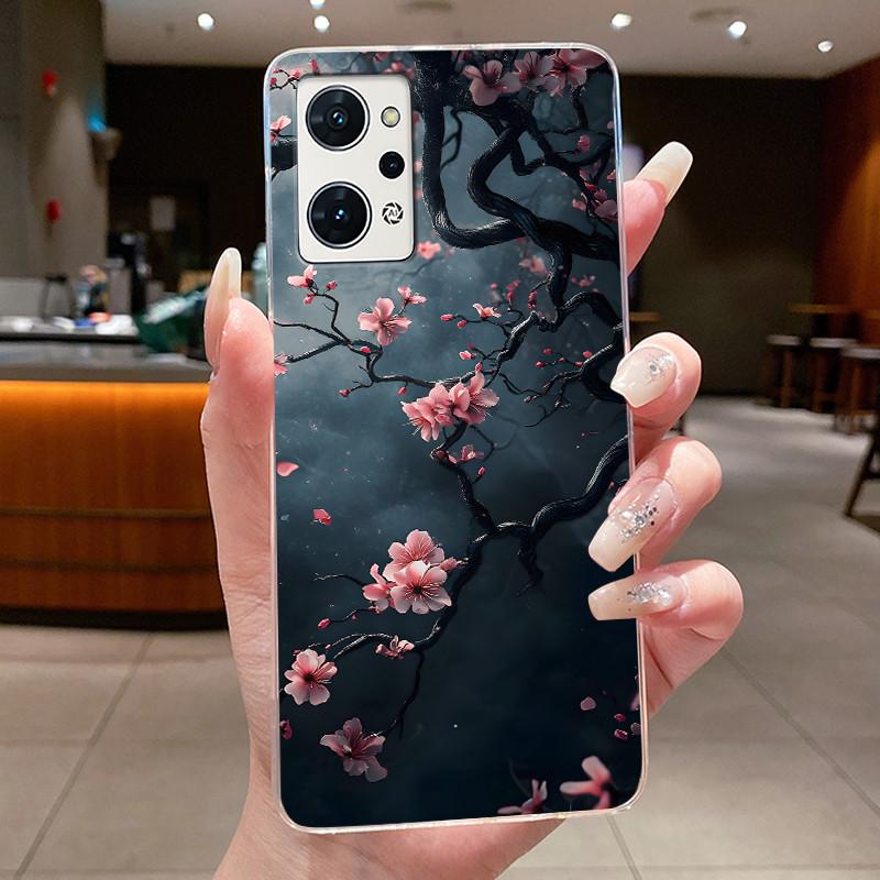 

For Oppo Reno 7A / 9A Japan (Reno7 A / Reno9 A Japan) Case Fashion Butterfly Flowers Clear TPU Soft Silicone Protective Casing Oppo Reno 7A Japan