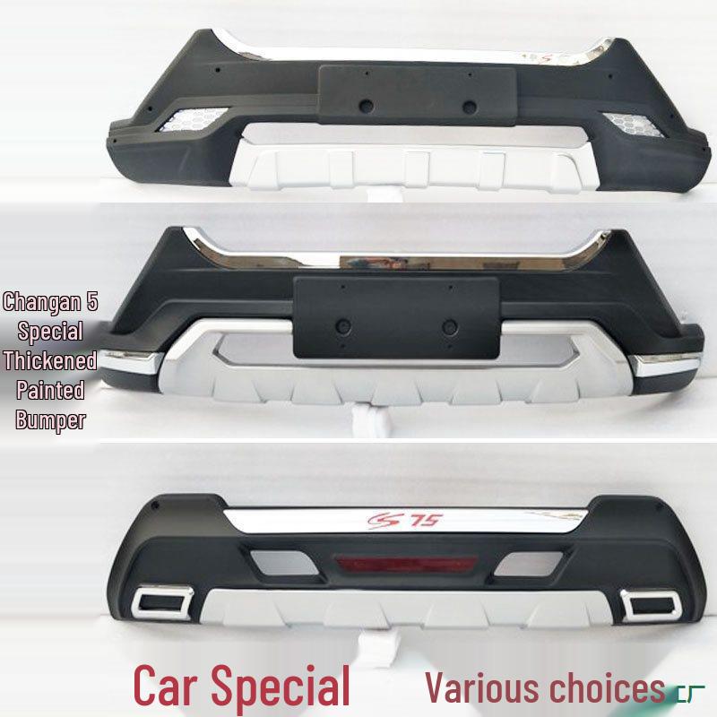 Compatible with Changan CS75 Front/Rear Bumpers and Guards with Lights.
