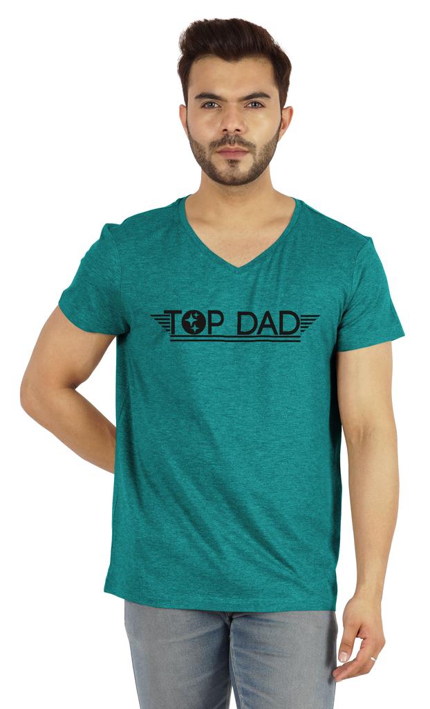 Inkmeso Bawełniany T-shirt Jersey Dla Mężczyzn s Nadruk Graficzny   Najlepszy Tata   Koszulka na Dzień Ojca