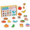 Montessori 3D Wooden Alphabet Puzzle Cartoon Animal Fruit and Vegetable Jigsaw Early Educational Toys Gifts for Toddlers Kids