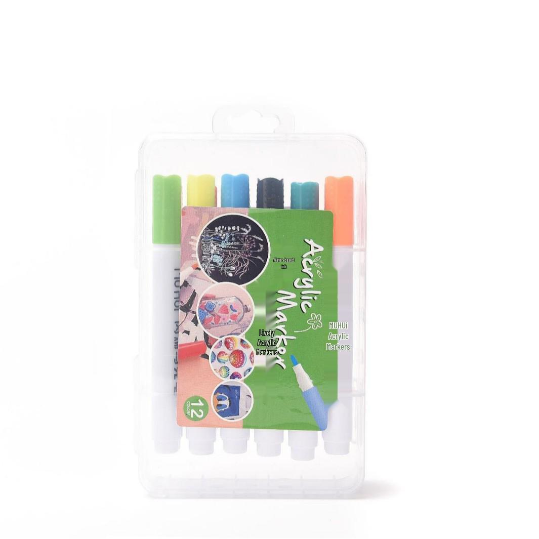 

Lingdong Bird Acrylic Markers - 12/24/36 Colors for Art, Note-taking, DIY, Doodling, and Painting