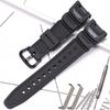 Resin Watchband Suitable For SGW-100 SGW100 Men's Sports Waterproof Rubber Watch Strap Watch Accessories Wristband Bracelet