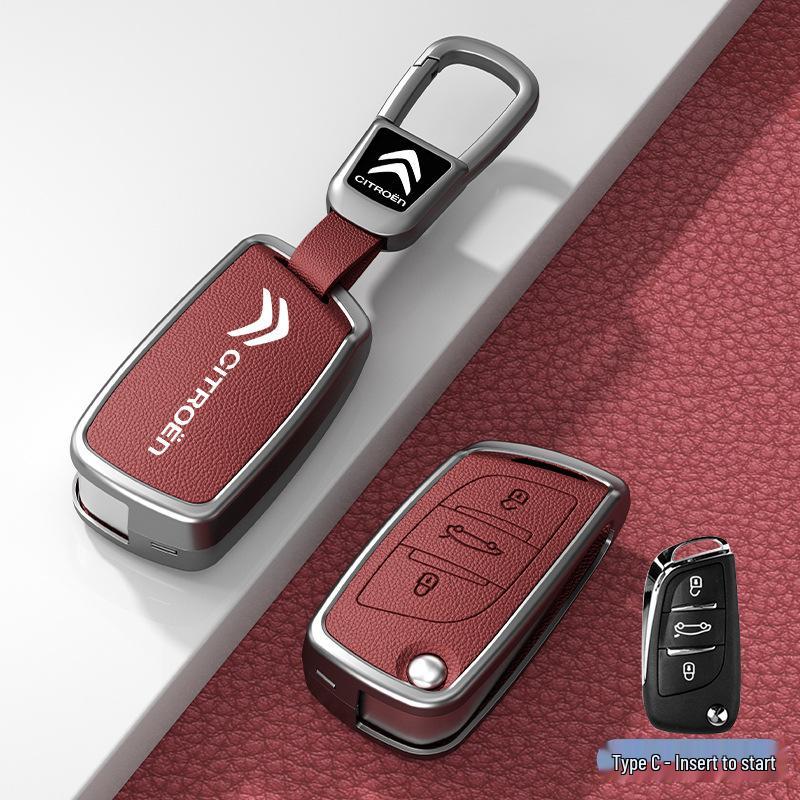 Car Key Cover & Buckle for Citroen C3XR, C4L, Tianyi, C5, C4 Sega, Elysee, C6 Models