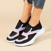 Womens Breathable Slipon Canvas Shoes With Colorful Patchwork For Casual Summer Wear