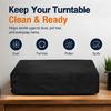 Soft Brushed Fabric Dust Cover For AT LP70XBT Record Player Convenient Use And Storage