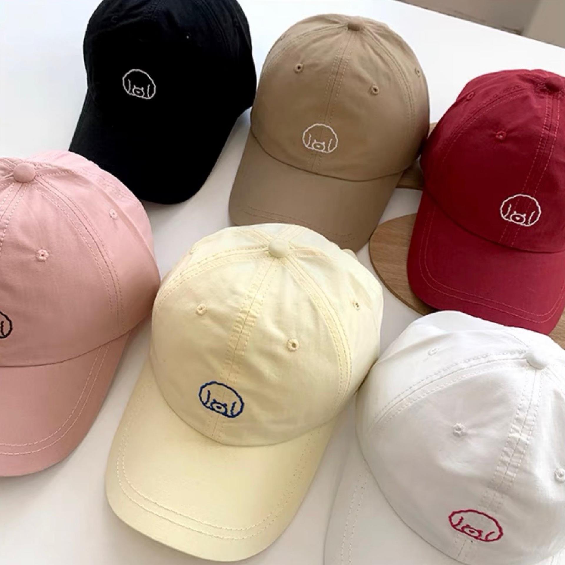 

Japanese style Sweet and Cute Little Dog Baseball Cap for Children New Summer Versatile Sun Protection and Shading Baseball Cap for Students Adjustable