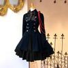 Renaissance Retro Langarm Schleife Rüsche Cosplay Kleid