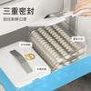Food Grade Freezer Container Dumplings Noodles Storage Reusable Airtight Sealable Kitchen Organizer Stackable Multi-Layer