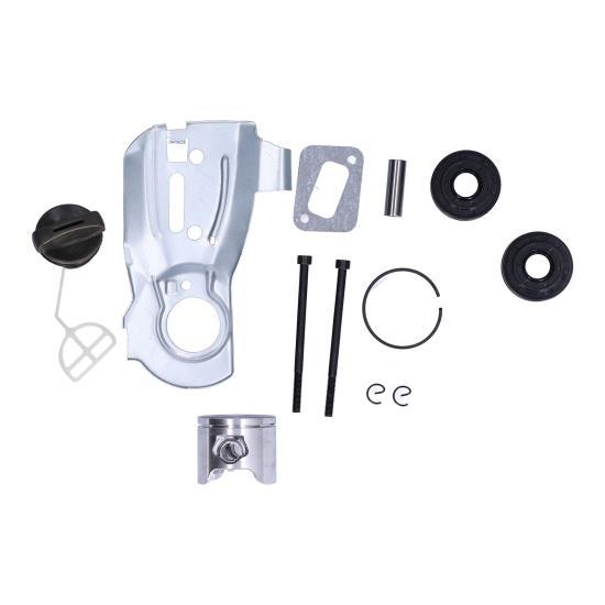 44mm Cylinder Piston Oil Seal Top End Rebuild Kit 503869971 Replacement for Husqvarna 340 345 350 Chain Saw