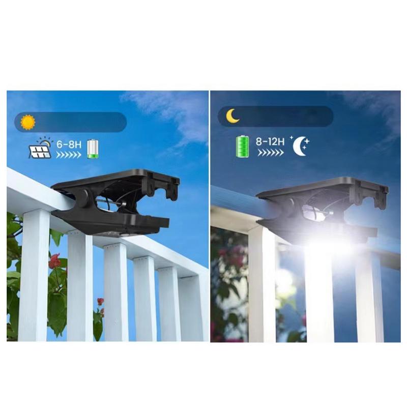 

Солнечный клипсовый светильник Уличный солнечный клипсовый светильник Водонепроницаемый сенсорный светодиодный светильник Для заднего двора сада Для забора Уличный ландшафт Стена france