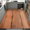 Vintage Teppich mit unregelmäßiger Holzmaserung für Wohnzimmerdekoration Sofa Tisch Großer Teppich Flur Balkon Rutschfeste Fußmatte Alfombra