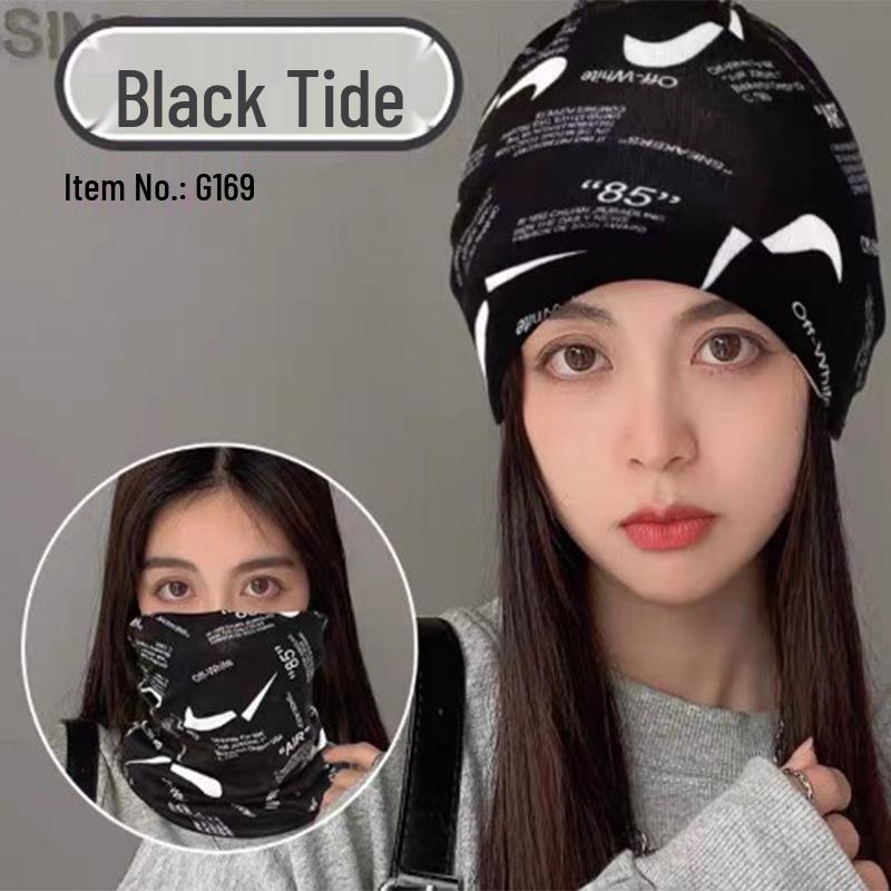 Autumn-Winter Double Layer Neck Warmer & Beanie Face Mask Headscarf