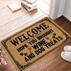 Home Welcome Doormats Non-Slip Washable Bathroom Rugs Creative Bath Rug For Bedroom Living Room Entryway Decor