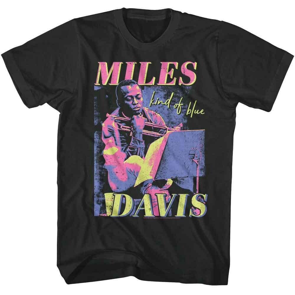 

Miles Davis Mens T-Shirt Jazz Blues Music Festival Black Cotton New Licensed Unisex T-Shirt S