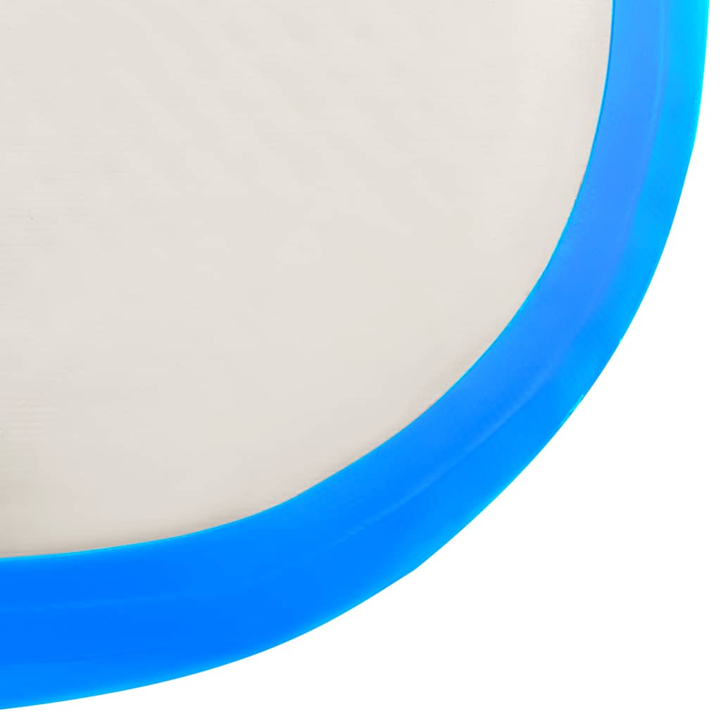 Inflatable Gymnastics Mat with Pump 300 x 100 x 20 cm PVC Blue