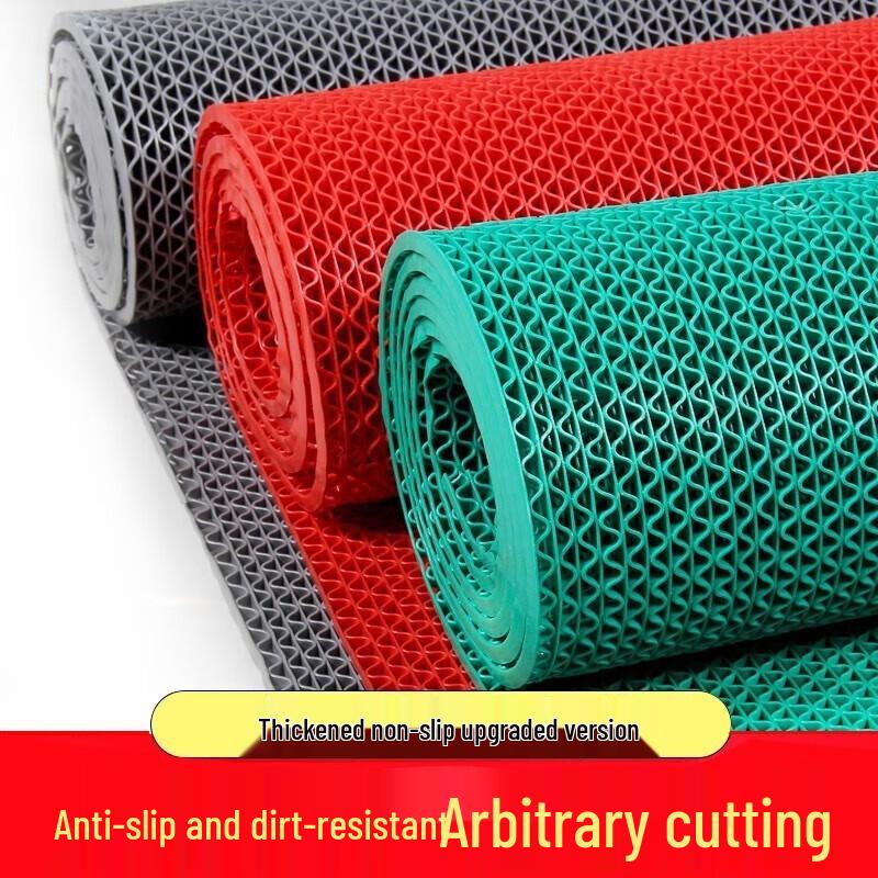 Grey 4.5mm PVC S-Type Anti-Slip Floor Mat