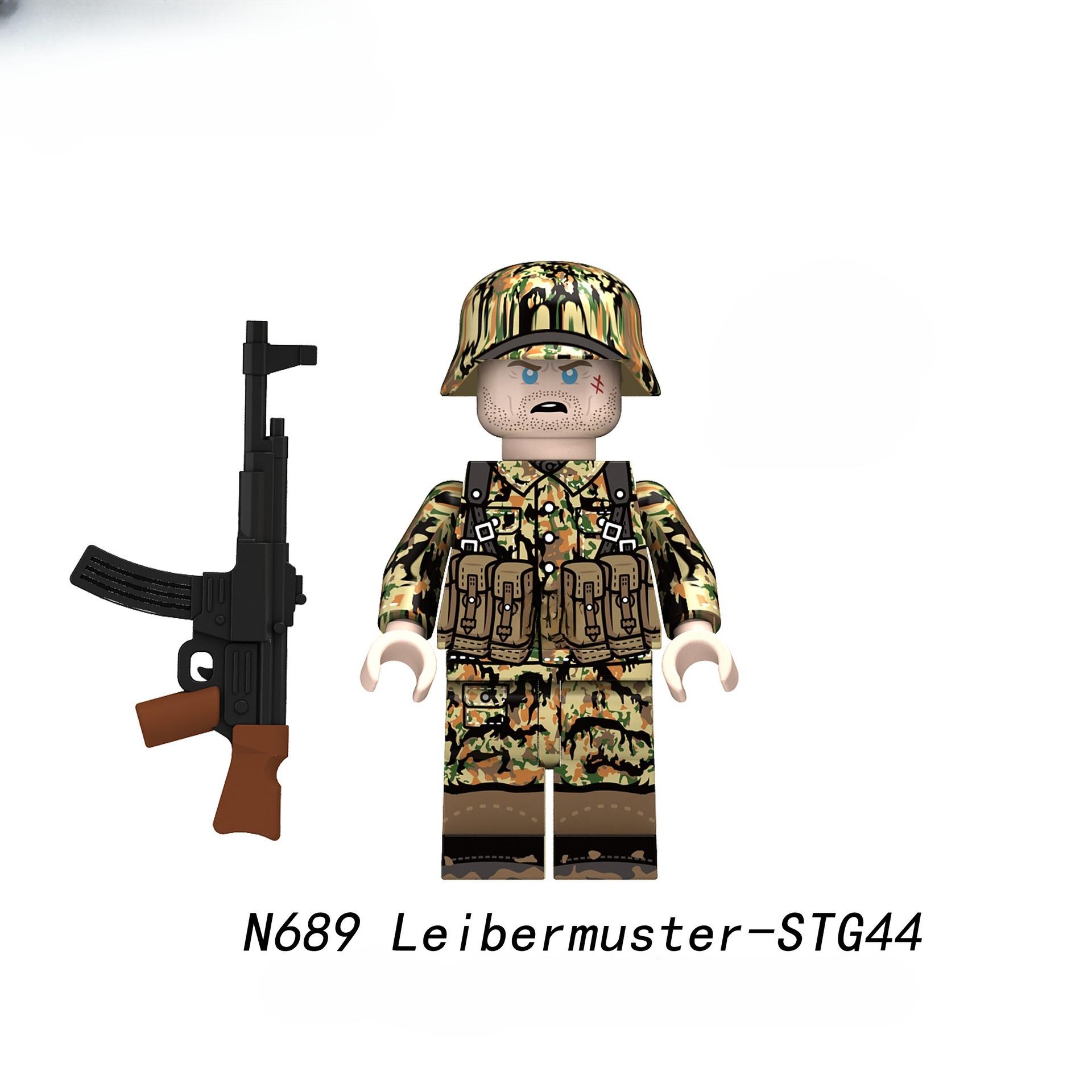 

MOC Army Soldiers Mini Action Figures Dolls Models Helmet Accessories Building Blocks Bricks Kids for Toys Gifts