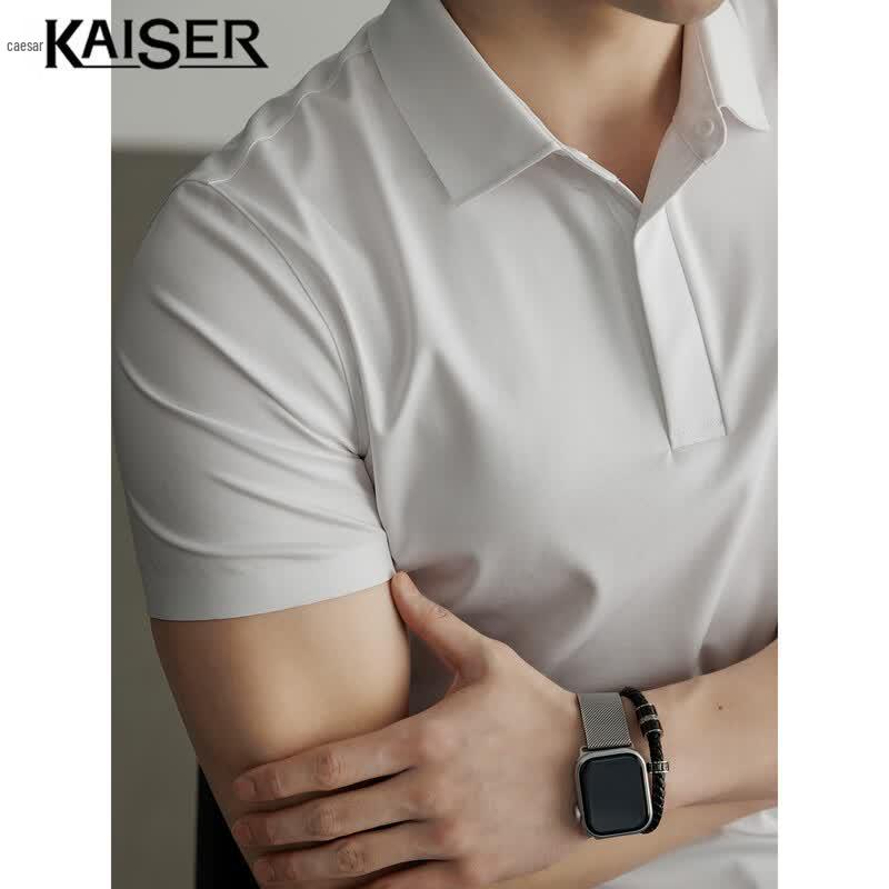 KAISER Men s 70-Count Cool-Feel Polo Shirt L