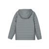 Skechers FW23 Stroll Series Solid Color Casual Hooded Long Sleeve Down Jacket Men Outerwear Shark-Gray L423M149-00MM