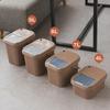 Kung Fu Tea Set Accessory: Tea Dregs Drainage Bucket and Tea Tray Waste Container for Tea Ceremony