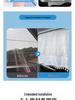 Sliding Rail Car Sunshade Curtain for Baby and Stroller Side Windows - Interior Sun Protection