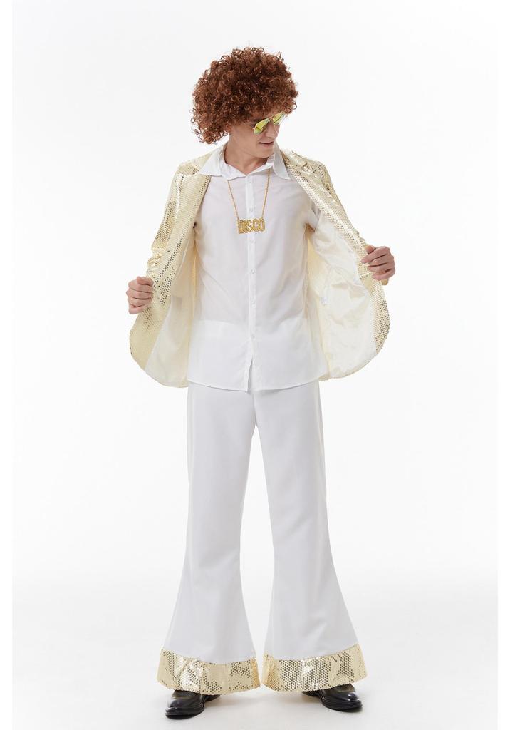 2025 Disco Halloween Party Costumes Dance Hip Hop Sets for Men & Women - Stage Performance Outfits