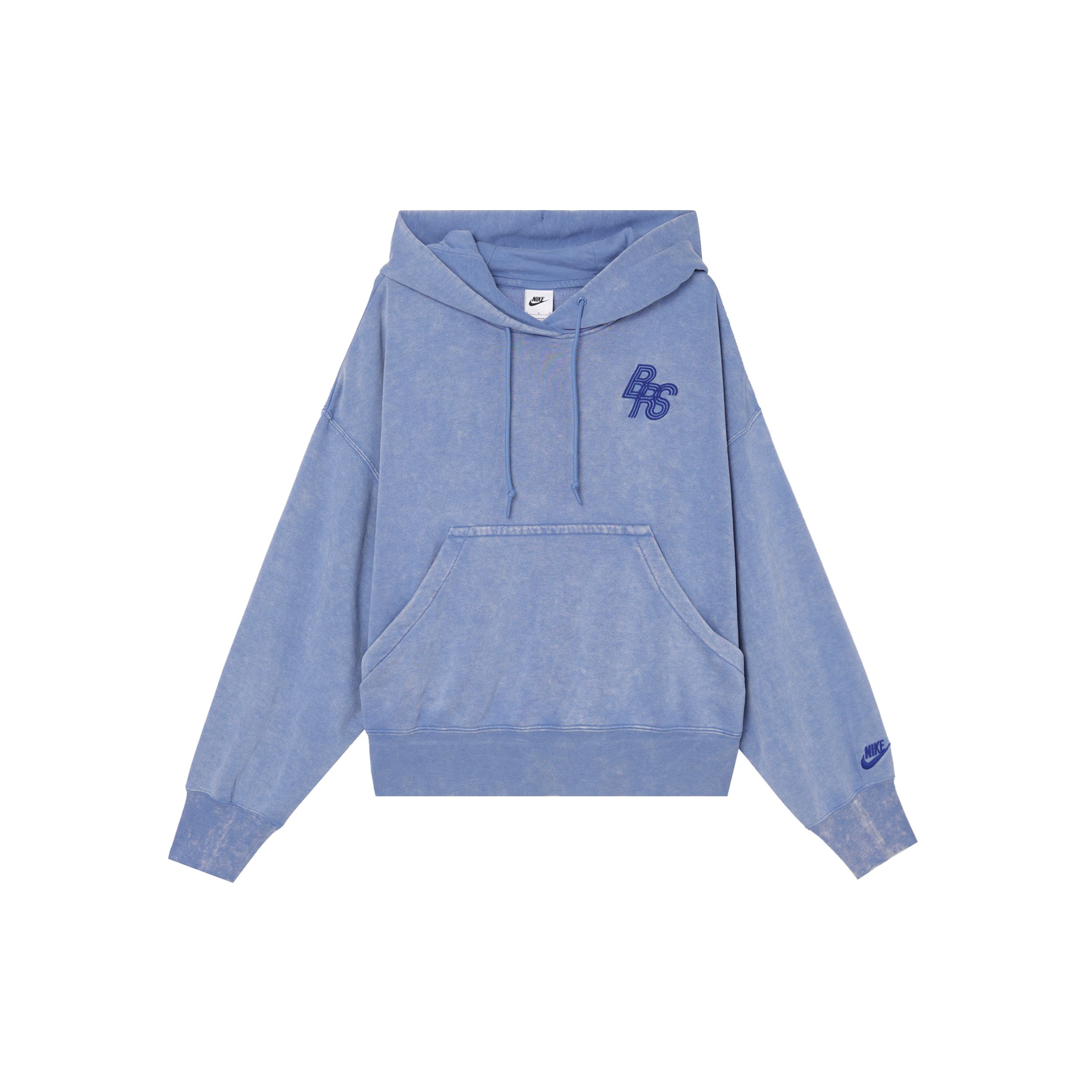 

Nike Спортивная одежда Оверсайз Удобный Повседневный Универсальный Худи Короткий Свободный С Длинным Рукавом Толстовка Женская толстовка Каменно-синий HQ6039486 L