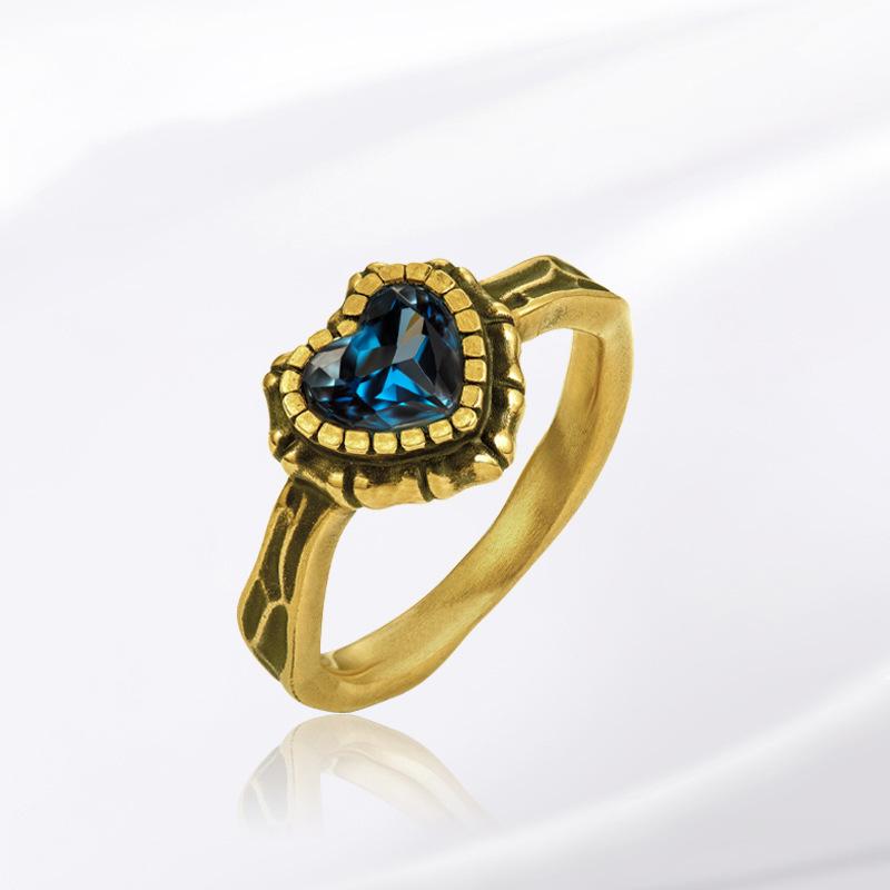 

Vintage Heart Lovely Shaped Ring For Women Elegant Copper Design Perfect For Every 2024 Occasion