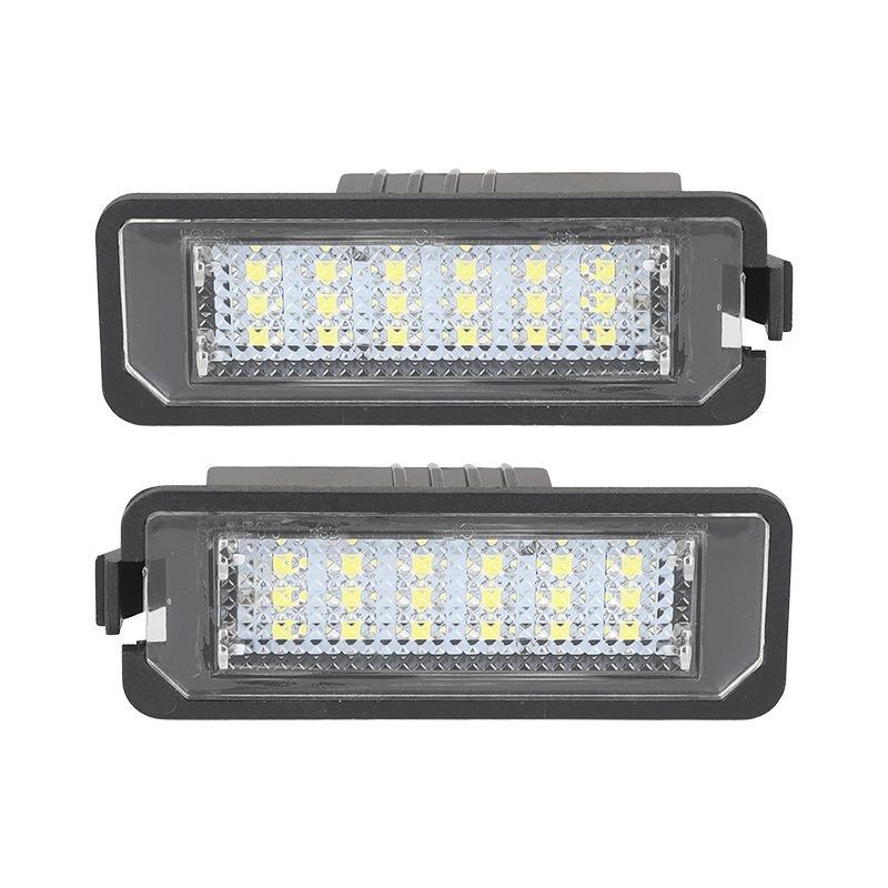 For VW Passat B6 CC Eos Golf 4 5 6 7 MK7 Polo Superb Lupo Scirocco Seat Leon Altea Ibiza LED License Number Plate Light Lamp