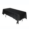 Tablecloth 1PCS Hotel Banquet Wedding Scene Solid Color Rectangular Silk Satin Cloth Table High-end Decoration