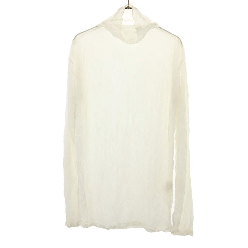 ISSEY MIYAKE 90s Made In Japan Old Long Sleeve Washer Pleated Finish High Neck Cut Women Used