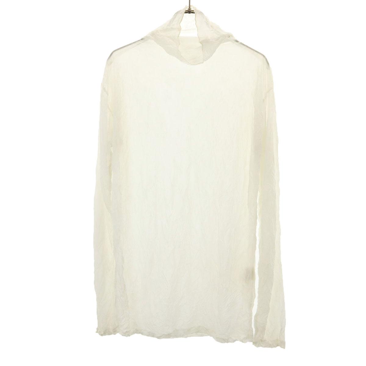 

ISSEY MIYAKE 90s Made in Japan Old Long sleeve Washer pleated finish High neck Cut Women Used