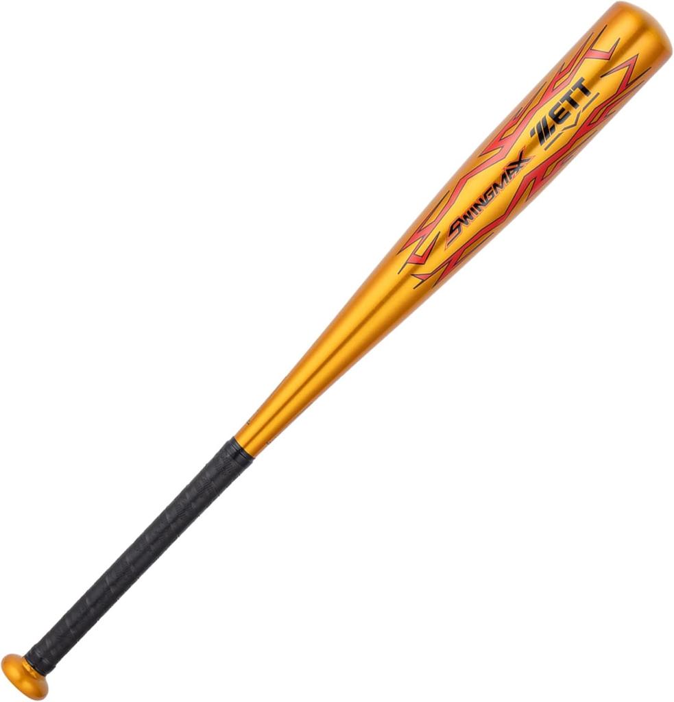 ZETT Swing Max Gold Youth Softball Metal 460g Average BAT75176A Bat, 76cm, Weight,