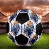 1PC Jeune Mbappé Brille taille 5 ballon de football PrahaBallon de Football en Salle Coloré Tous Âges Cousu à la Machine PVC Prêt pour la Compétition Durable Haut Rebond