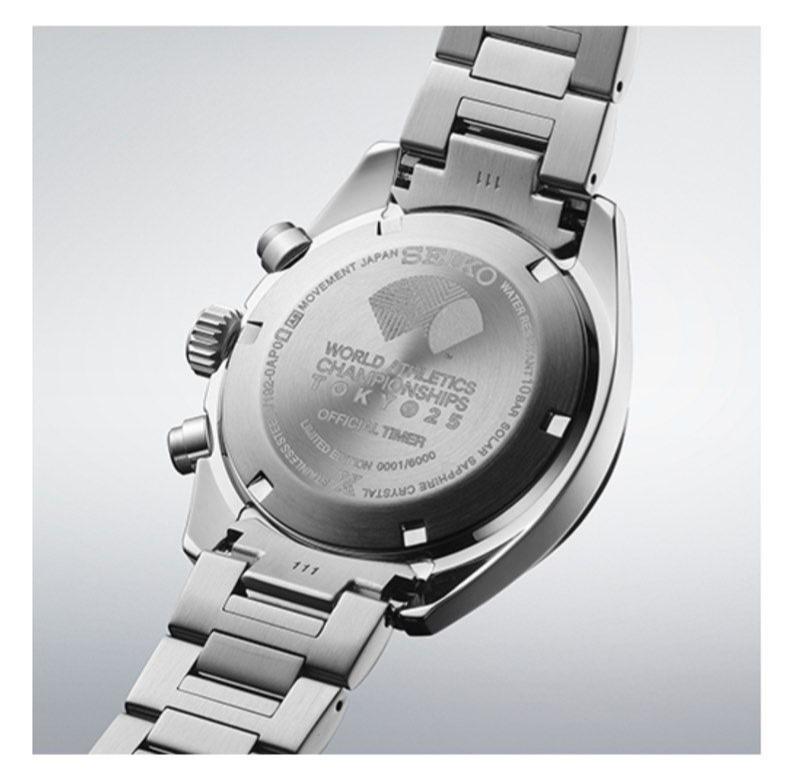 Seiko Prospex SPEEDTIMER Solar Kronograf 2025 Tokyo Dünya Atletizm Şampiyonası Sınırlı Üretim SSC955P1