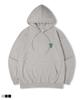 Spiral Oversized Brushed Print Hooded Sweatshirt