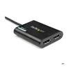 Adaptateur USB vers double DisplayPort - StarTech.Com - USB 3.0 - 4K 60 Hz - 2 ports DP - Noir