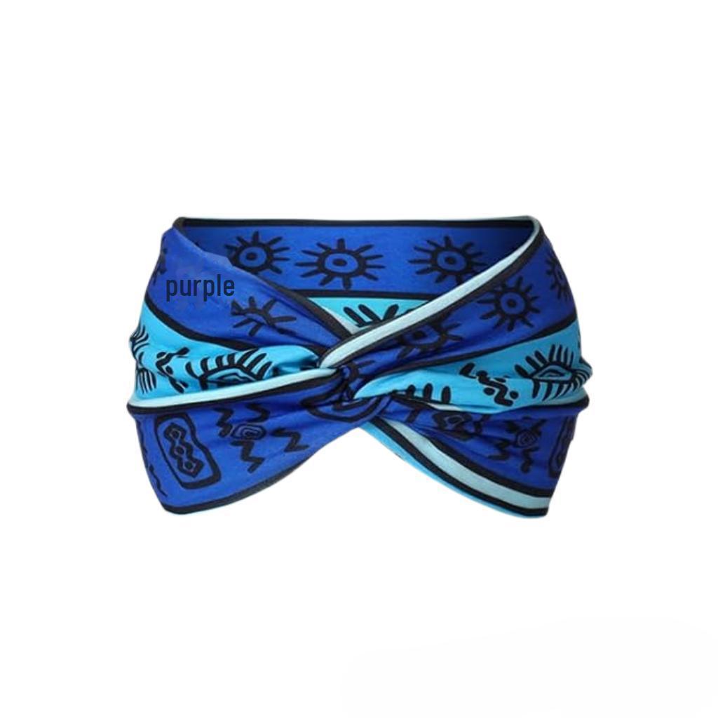 Bohemian Wide Sports Headband for Women - European, American & African Styles