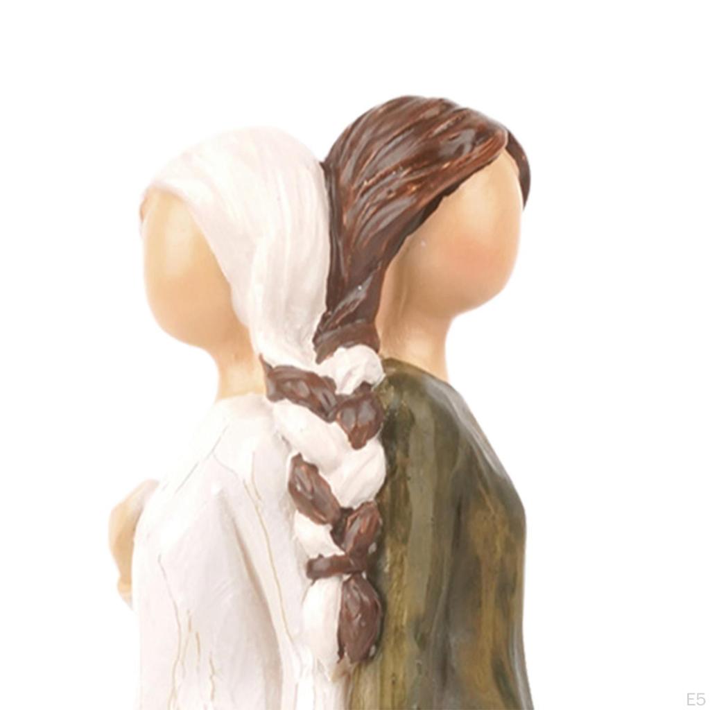 Desktop-Dekoration Familienmitglied Statue Harzfigur für Büro-Auslage