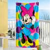 Minnie Mouse Party Decorations Beach Towel Super Soft & Absorbent Comfortable Lightweight Perfect for Traveling Yoga Camping and Swimming