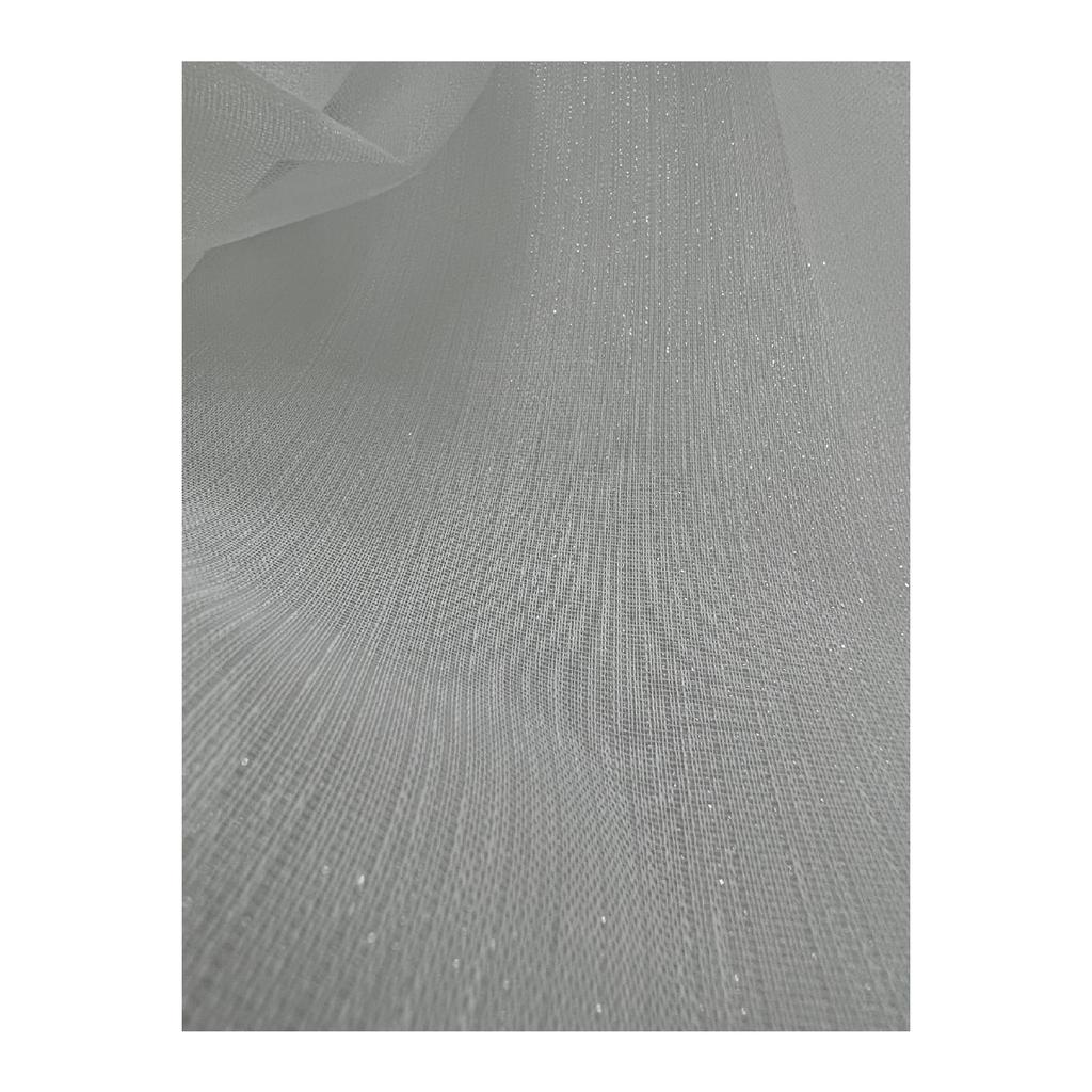 Bamboo Silvery Tulle 1/3 Frequent Original Pipe Pleated