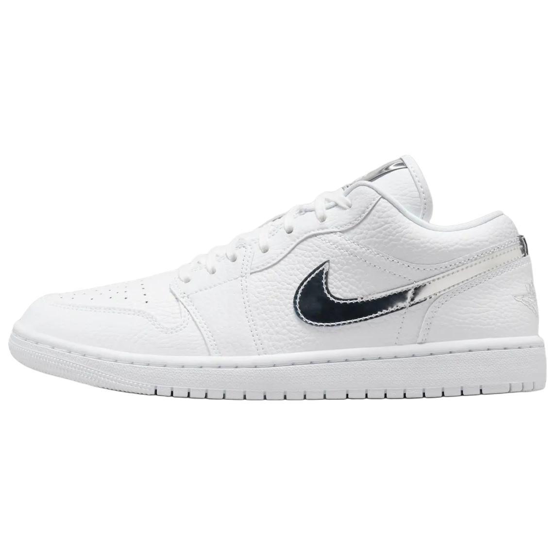 (WMNS) Air Jordan 1 Low SE White Metallic Silver Women s IQ9381-100 EU 36.5