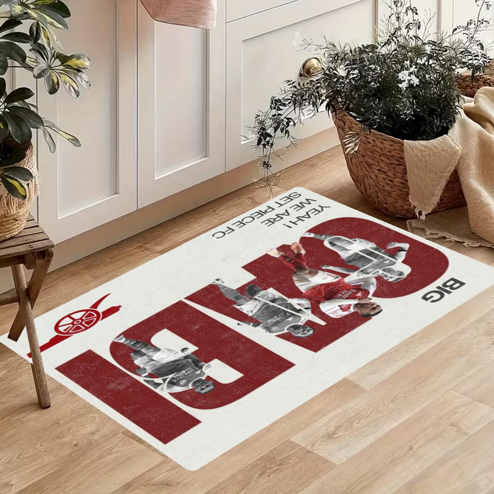 Arsenal Kitchen Mats Durable Bathroom Pads Comfortable Rugs Carpets For Kitchen Home Office Sink Laundry Room Bathroom Decor