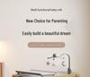 Movable Rocking Bassinet & Foldable Baby Crib: Portable 2-in-1 Multifunctional Bed for Newborns.