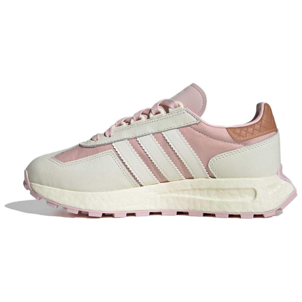 Adidas Originals Retropy E5 Suede Fashion Retro Slip-Resistant Durable Low-Top Lifestyle Casual Shoes Women Sneaker White Pink JH7202