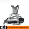 Wellgo Ultra Light Bicycle Pedals Stainless Steel Dog Mouth Single Hole Retro Road Bike Silver Foot Pedal Cycling Equipment
